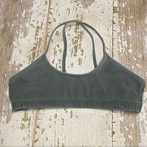 Hard Tail Sports Bra Gray Size L